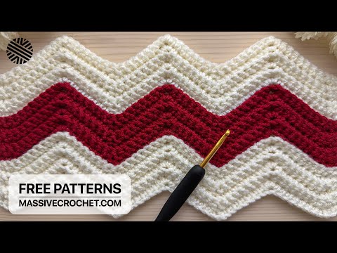 SUPER EASY Crochet Pattern for Beginners (1 ROW REP)! ⚡️🎁 CHARMING Crochet Stitch for Baby Blanket