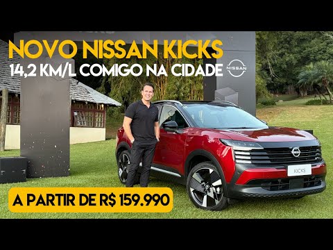 Novo Nissan Kicks - Ele fez 14.2 km/l comigo na cidade!