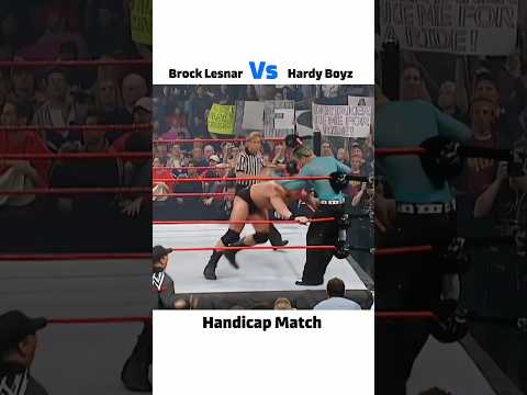 Brock Lesnar Vs Hardy Boyz #wwe #short #shorts #viral