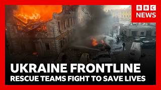 YouTube video thumbnail: Ukraine Frontline: Emergency Teams Battle to Save Lives in Cities Under Attack