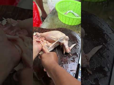 This is the technique for removing chicken bones #usa #newyork #unitedkingdom #unitedkingdom