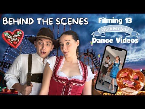 Behind The Scenes! - 13 New Shorts! Oktoberfest Edition - Jasmin and James