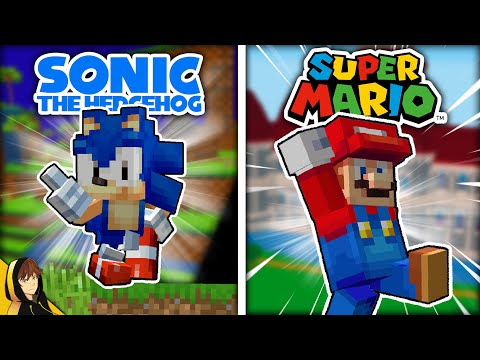 Adding Sonic & Mario to MINECRAFT?.. a DREAM COME TRUE!