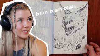Sketch book tour 2019-2023 (chatty flip through)