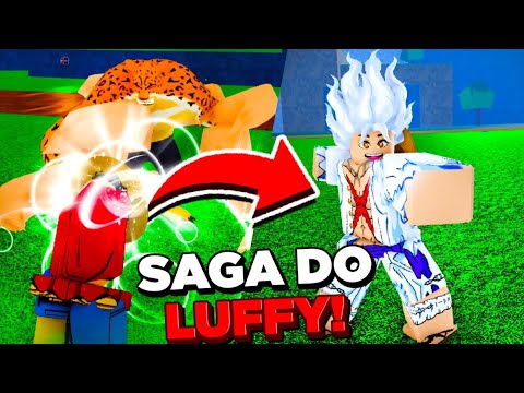 RECRIEI A SAGA DO LUFFY DE ONE PIECE NO BLOX FRUITS!!