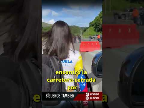 🔴Régimen de Maduro intenta bloquear el paso a Maria Corina en Tejerías🔴 #venezuela #venezuelahoy