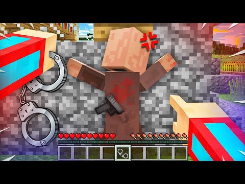 Я ПОЙМАЛ ЖИТЕЛЯ ПРЕСТУПНИКА В ДЕРЕВНЕ В МАЙНКРАФТ | Компот Minecraft