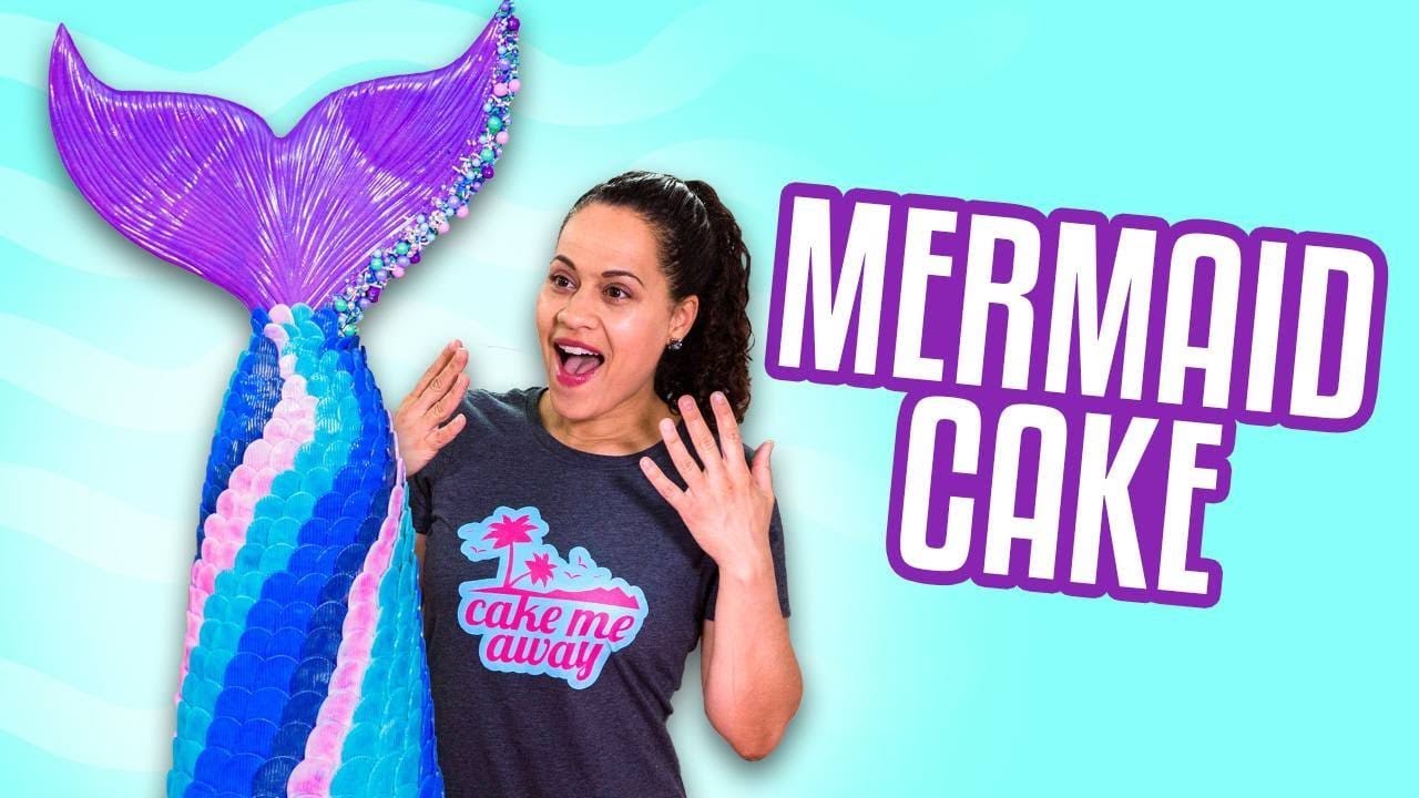 MERMAID CAKE! How To Cake It