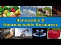 Exploring Renewable and Nonrenewable Resources
