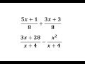 Rational Expressions and Factoring Concepts