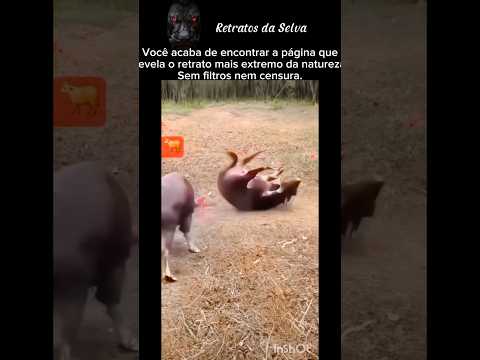 Alguem consegue adivinhar o que aconteceu aqui? 👀 #natureza #animais #selva #savana #hienas #leão