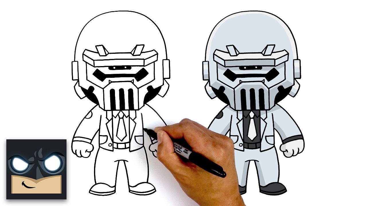 How To Draw Ghost Brutus - Fortnite
