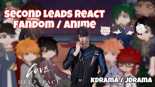 Second Leads React || Fandom || Anime ||  SHIPS ! || 1.25x || GACHA LIFE 2 REACT || Love deep space