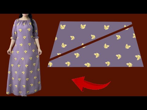 ⚘️Amazing Sewing Idea Dresses ❣️All Size 💃Sew This In 10 Minute ✨Summer Trends Dresses So Easy Style