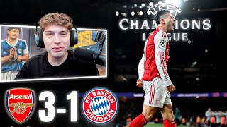 DAVOO XENEIZE REACCIONA ARSENAL 3 - 1 BAYERN | UEFA CHAMPIONS LEAGUE 2025/2026