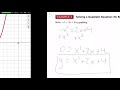 Quadratic Equations and Functions