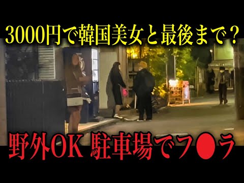 1万円で立ちんぼのパパ活女子と何人遊べるのか？新大久保（新宿百人町）編