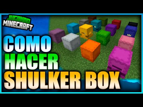 COMO HACER SHULKER BOX Y COMO FUNCIONAN - JUGANDO MINECRAFT Ep 48