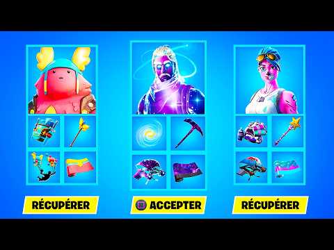 J'ai acheté 3 COMPTE FORTNITE de 5e à 100e !
