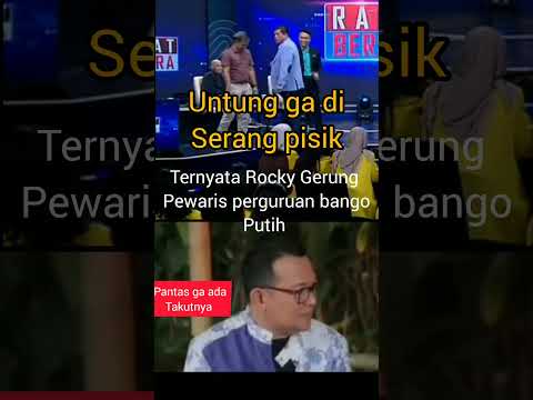 Rocky Ternyata pewaris perguruan bango putih.