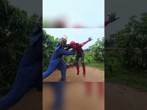 स्पाइडरमैन बनाम राक्षस | Spiderman vs monster