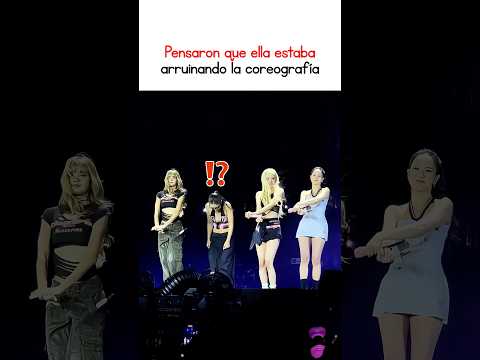 Pensaron que ella estaba arruinando la coreografía