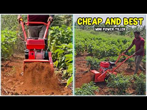 Powerful Mini Power Tiller / Weeder Machine