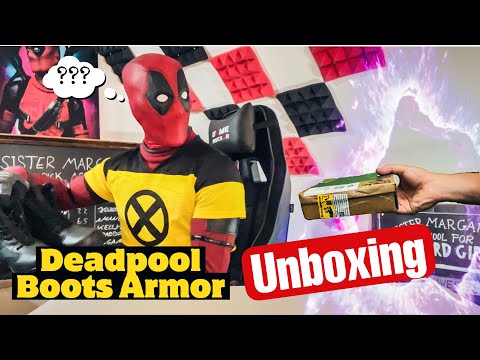 Unboxing Deadpool Replica Boots Armor