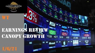 Canopy growth earnings review