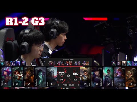BLG vs GAM - Game 3 | Round 1 LoL MSI 2025 Play-In Stage | Bilibili Gaming vs GAM Esports G3 full