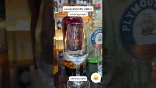 Degustação Curso de Bartender Clássico #coquetelaria #drink #bartender