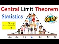 Sampling Distributions and Central Limit Theorem