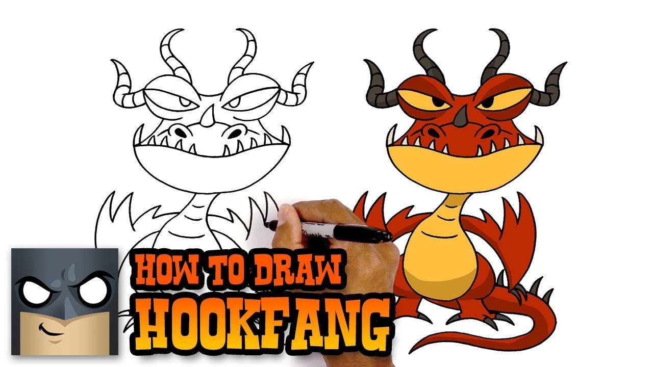 How to Draw Hookfang - How to Train Your Dragon (Drawing Tutorial)