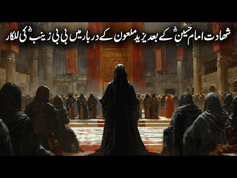 Bibi Zainab Ka Khutba Darbar E Yazeed | Sermon of Bibi Zainab | Battle of Karbala | Islamic Studio
