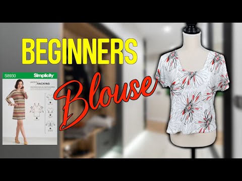 Easy DIY Summer Top for Beginners | Step-by-Step Sewing Tutorial | The Sewing Room Channel