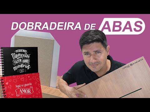 DOBRADEIRA DE ABAS PARA CAPA DURA | Produção de Cadernos e Agendas