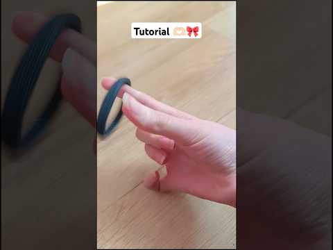 Tutorial na sztuczkę z gumką do włosów #music #foryou #tiktoktrend #tiktok #trend #tutorial #shorts