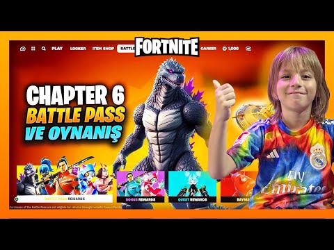 YENİ SEZON CHAPTER 6 SAVAŞ BİLETİ , HARİTA GELDİ - Fortnite Battle Royale