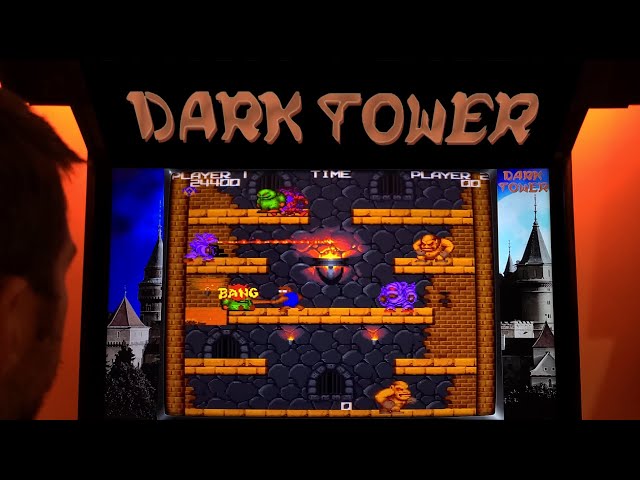 Dark Tower Arcade Cabinet MAME Gameplay w/ Hypermarquee