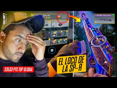 El árabe que logro 35k Puntos de Leyenda jugando con SP-R (De las armas más difíciles de COD Mobile)