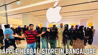 FIRST APPLE HEBBAL STORE in BANGALORE | 2Crore ka Rent per Year 😳 | APPLE Hebbal Bengaluru