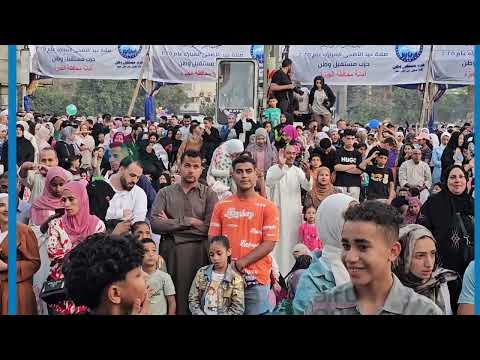 مشاهد من تكبيرات العيد بمسجد مصطفي محمود