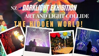 A Magical Experience at Darklight: The Hidden World |Auckland School Holiday Activity #art in 4K