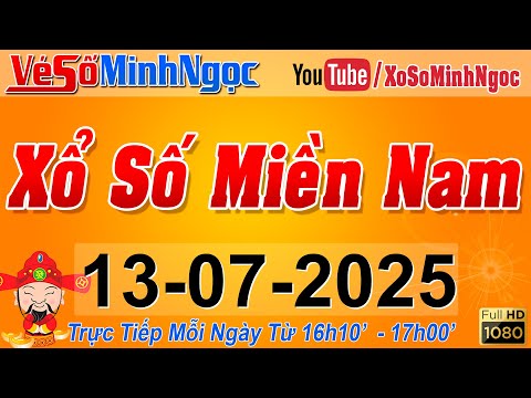 XSMN Minh Ngọc - Trực tiếp Xổ Số Miền Nam - KQXS Miền Nam ngày 13/07/2025, KQXS Hôm Nay, XSTT, XSKT