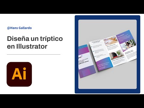 Diseña un Tríptico en Illustrator desde cero | Curso Completo