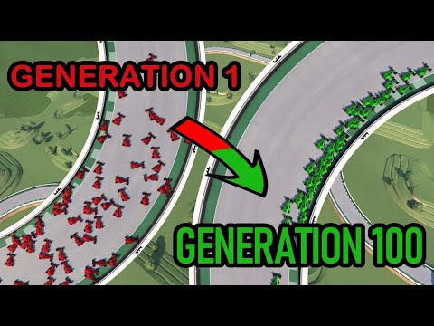 A.I. teaches itself to drive in Trackmania