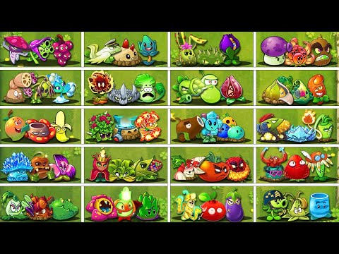 PVZ 2 - Random 20 Team Plants vs 4 Team Zombies - Who Will Win?