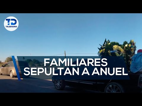 Familiares y amigos sepultan a Anuel; murió tras caerle techumbre en escuela