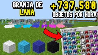 La Granja De Lana Mas Sencilla De MInecraft Bedrock V26.52 ¿Como Hacer Una Granja De Lana Sencilla ?