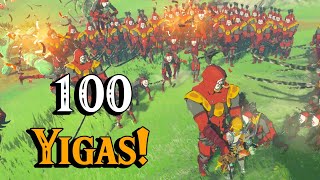 Link Spawns more than 100 YIGAS in Zelda Tears of the Kingdom